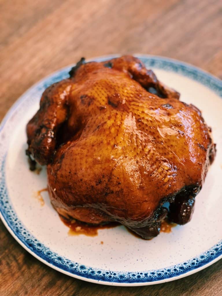 A Whole Soy Chicken Cooked in the Instant Pot