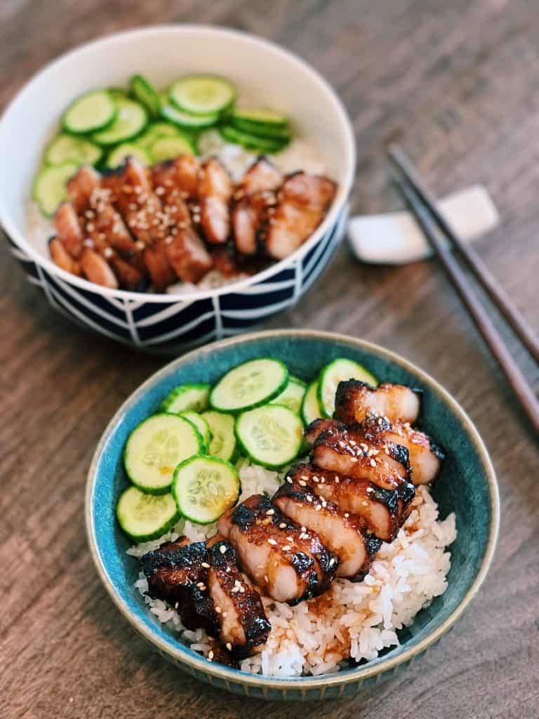 Air Fryer Honey Glazed Pork Belly
